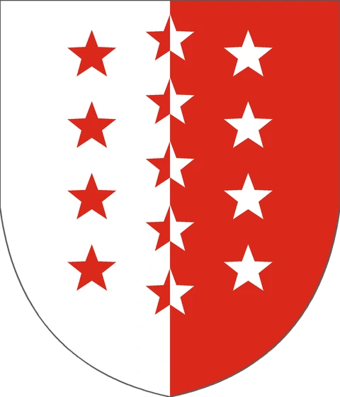 Drapeau du canton du Valais